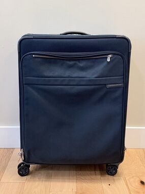 Briggs & Riley Baseline Transcend Large Expandable Spinner Checked Suitcase